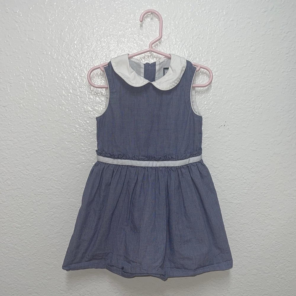 Blue and White Toddler Dress